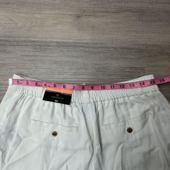 Worthington Pleated Wide Leg Size S Polar Bear White Pants
100% Rayon - Picture 9 of 11